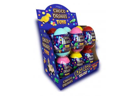Chocodragee Toys Egg 15g*12ks