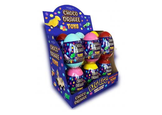 Chocodragee Toys Egg 15g*12ks
