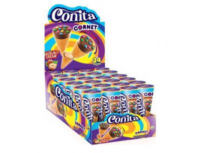 Conita cornet 25g*24ks oříšek Conita cornet 25g*24ks oříšek