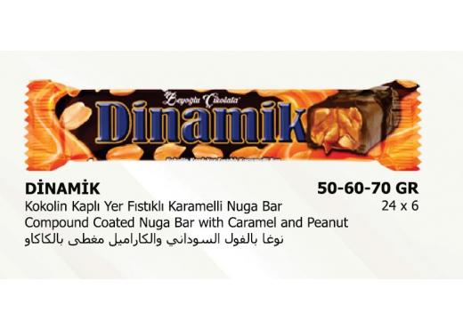 DINAMIK 50g*24ks karamel&arašídy