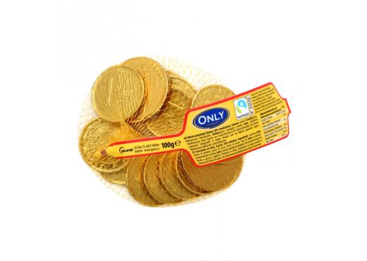 ONLY 100g Čokoládové mince