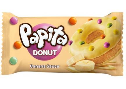 Papita Donut 40g*24ks - banán