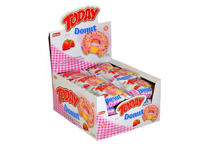 Today Donut 50g*24ks - jahoda