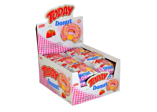 Today Donut 50g*24ks - jahoda