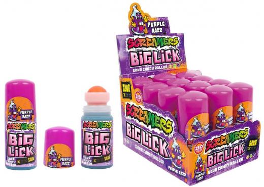 BIG LICK Sour 60ml*12ks Purplle Razz Expirace 30.10.2025! BIG LICK Sour 60ml*12ks Purplle Razz Expirace 30.10.2025!