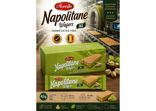 Morello wafers 42g*36ks - pistácie Morello wafers 42g*36ks - pistácie