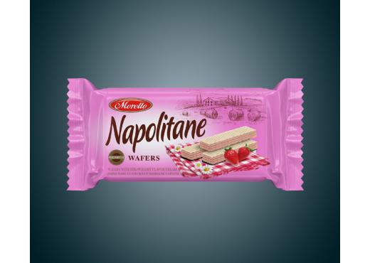 Morello wafers 50g*24ks - jahoda Morello wafers 50g*24ks - jahoda
