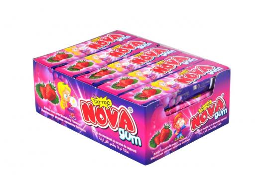 Nova GUM 18g*20ks jahoda Nova GUM 18g*20ks jahoda