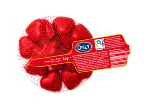 Only čokoládová srdíčka 84g exp. 30.9.2026 Only čokoládová srdíčka 84g exp. 30.9.2026