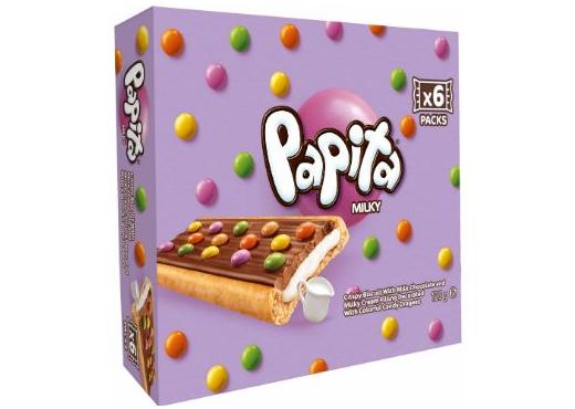 Papita Multipack 120g mléčná 6*20g Papita Multipack 120g mléčná 6*20g