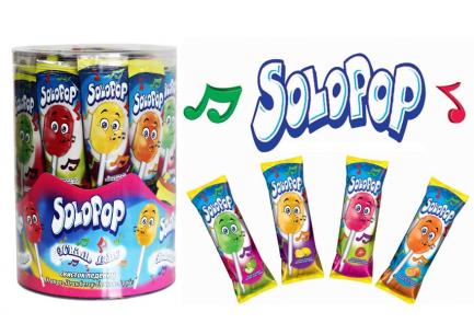 SOLOPOP 16g*60ks pískací lízátko SOLOPOP 16g*60ks pískací lízátko