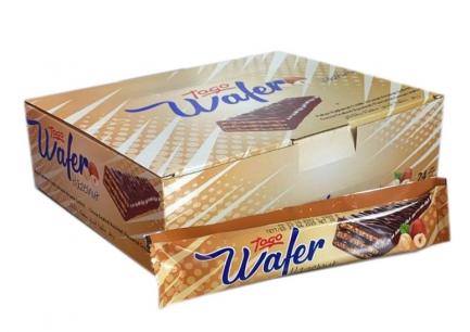 Togo Wafer 30g*24ks Hazelnut tmavá poleva Togo Wafer 30g*24ks Hazelnut tmavá poleva