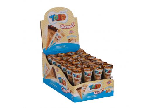 TOTO cornet 25g*24ks - peanut TOTO cornet 25g*24ks - peanut