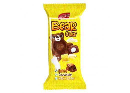 Vanelli BEAR Cake 40g*24ks Honey-Milk Vanelli BEAR Cake 40g*24ks Honey-Milk